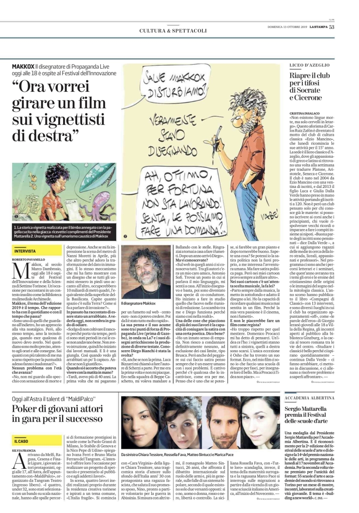 La Stampa, (p. 253), 13.10.2019